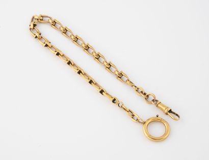null Watch chain in yellow gold (750) with fancy mesh. 

Net weight : 20.3 g - Length...