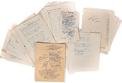 COCTEAU JEAN (1889-1963). Autograph MANUSCRIT, Clair-Obscur, 1952-1954; 352 pages...