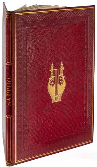 GIRODET Anne-Louis (1767-1824). Sappho. Recueil de compositions dessinées par Girodet,...