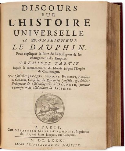 BOSSUET Jacques-Bénigne (1627-1704). MANUSCRIT autographe, [Défense de la Tradition...