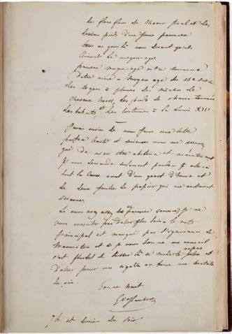 FLAUBERT Gustave (1821-1880). autograph manuscript signed "Gve
Flaubert", Loys XI,...