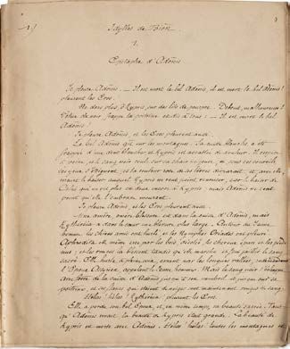LECONTE DE LISLE Charles (1818-1894). MANUSCRIT autographe, Idylles de Biôn et de...
