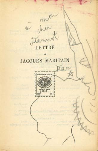 COCTEAU JEAN (1889-1963). 3 ouvrages, avec envois et DESSINS pour Jean MARAIS.
Poésie...