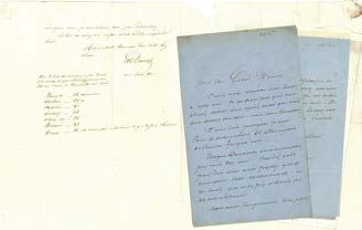 [LAMARTINE Alphonse de (1790-1869)]. Correspondance reçue par Lamartine, D, environ...