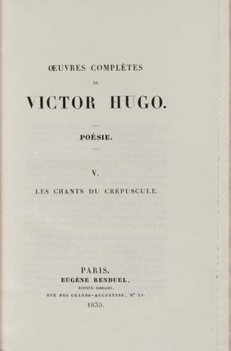 HUGO Victor (1802-1885).