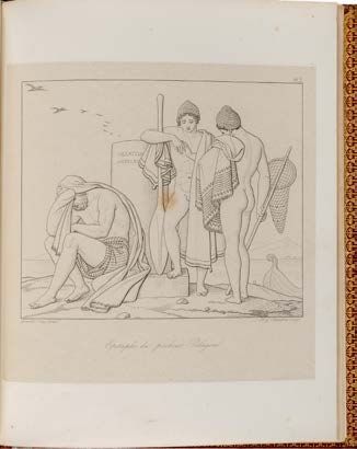 GIRODET Anne-Louis (1767-1824). Sappho. Recueil de compositions dessinées par Girodet,...