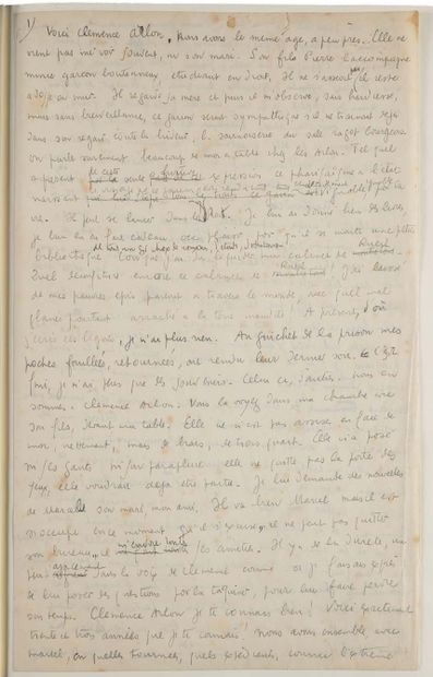CÉLINE Louis-Ferdinand (1894-1961). autograph manuscript, Maudits
Soupirs pour une...