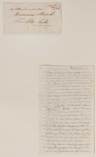 LAMARTINE Alphonse de (1790-1869). 191 L.A.S or L.A. (the first ones signed "Alphonse...