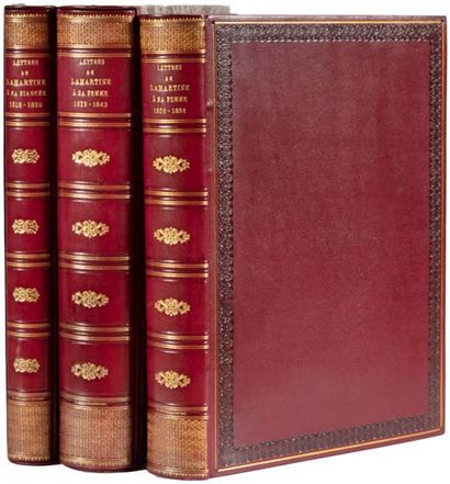 LAMARTINE Alphonse de (1790-1869). 191 L.A.S or L.A. (the first ones signed "Alphonse...