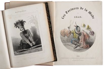 GAVARNI Paul (1804-1866). Recueil de 52 planches extraites de La Revue et Gazette...