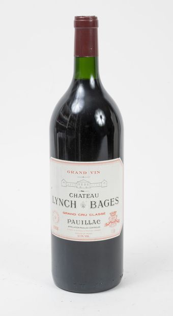 Château Lynch Bages 1 magnum, 1988.

GCC5 Pauillac.

High shoulder level - neck.

Small...