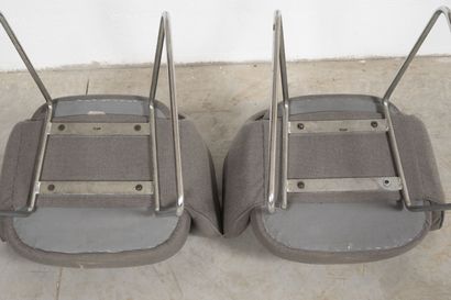 Eero Saarinen (1910-1961) Lot de 2 fauteuils Conférence.

Modèle conçu en 1957.

Structure...