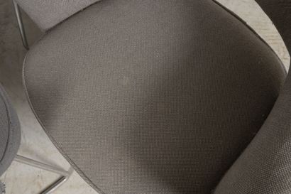 Eero Saarinen (1910-1961) Lot de 4 fauteuils Conférence.

Modèle conçu en 1957.

Structure...