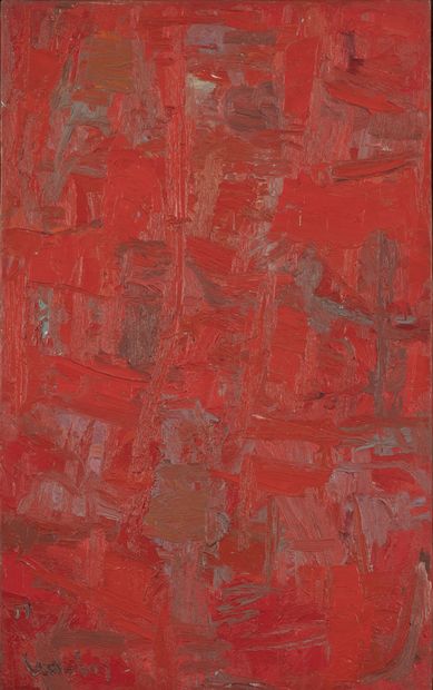David LAN-BAR (1912-1987) Untitled, 1959.

Oil on canvas.

Signed and dated lower...
