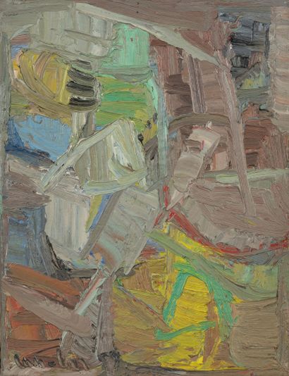 David LAN-BAR (1912-1987) Untitled, 1959.

Oil on canvas.

Signed and dated lower...