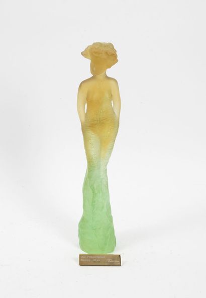 Jean Philippe RICHARD (1947) pour DAUM Eleonore.

Sculpture in yellow and green glass...