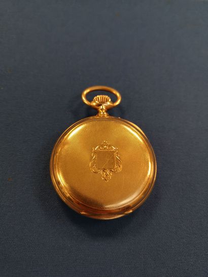 VACHERON & CONSTANTIN, Genève Pocket watch in yellow gold (750).

Back cover with...