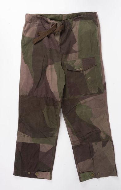 null Camouflaged canvas sausage skin windproof pants with canvas drawstring, no ...