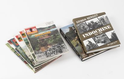 null Lot de 7 ouvrages sur l'Indochine.

-Indochine 1952-53 par E. Bergot. Presses...
