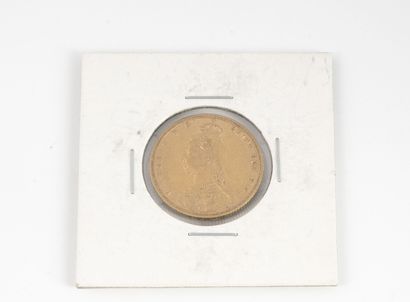 Angleterre 
Gold Sovereign, Victoria, 1889.

Av./ VICTORIA D: L: - BRITT: REG: F:...