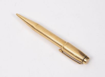 Mechanical pencil in yellow gold (750) with...