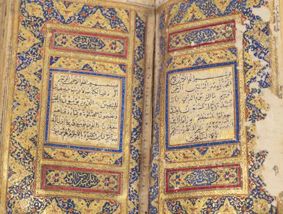 IRAN, période Qajar, XIXème siècle Qajar miniature Koran.

Manuscript on paper, 19...