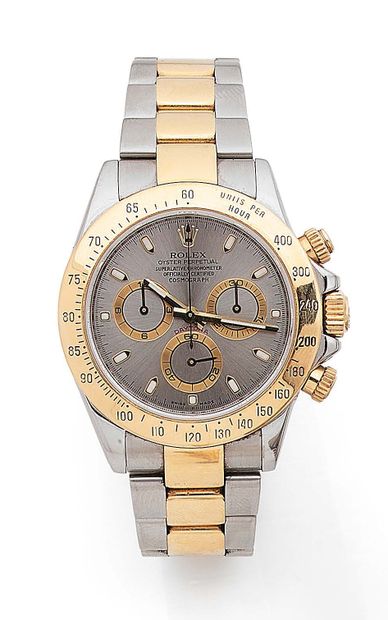 ROLEX “OYSTER PERPETUAL COSMOGRAPH DAYTONA”
Montre chronographe en or 750 millièmes...