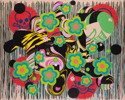 Speedy GRAPHITO (né en 1961) Dead Zone : Phase 1, 2010
Acrylic on canvas signed,...