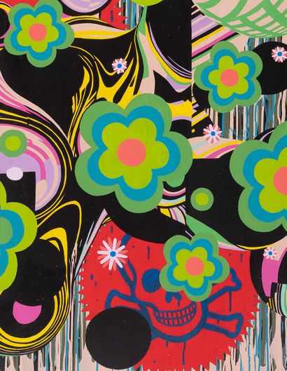 Speedy GRAPHITO (né en 1961) Dead Zone : Phase 1, 2010
Acrylic on canvas signed,...