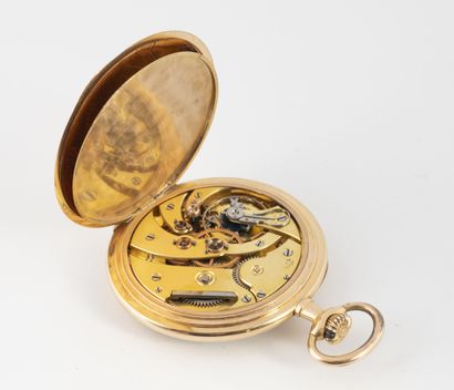 LIVINGSTON, Suissa Chronomètre méridien de poche en or rose (750).

Couvercle arrière...