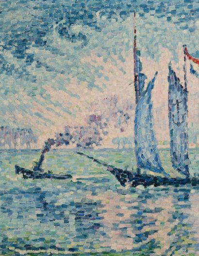 Paul SIGNAC (1863-1935) 
Pilot of the Meuse, 1924.

Oil on canvas.

Signed and dated...