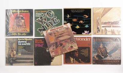 Stevie Wonder US pressings, including one...