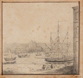 SAND George (1804-1876). 
Ensemble de 47 DESSINS originaux, certains signés ; formats...