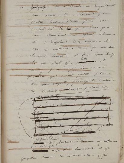 FLAUBERT Gustave (1821-1880). 
autograph manuscript, November; 1 f. of title and...