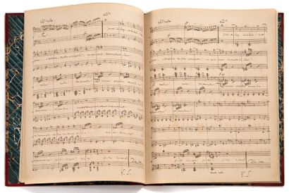 gounod Charles (1818-1893). 
MANUSCRIT MUSICAL autographe signé « Ch. Gounod », Marguerite...