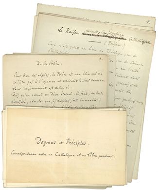 gounod Charles (1818-1893). 
27 MANUSCRITS autographes ; environ 550 pages in-4 ou...