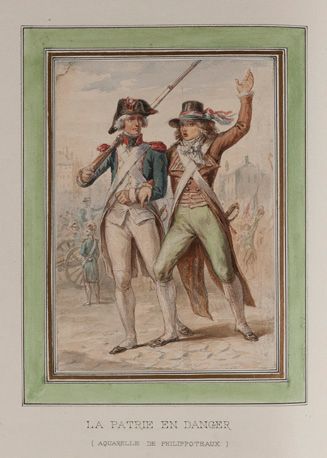 null 
The Men of the Revolution, painted from life, by COSTE D'ARNOBAT. (Paris, January...