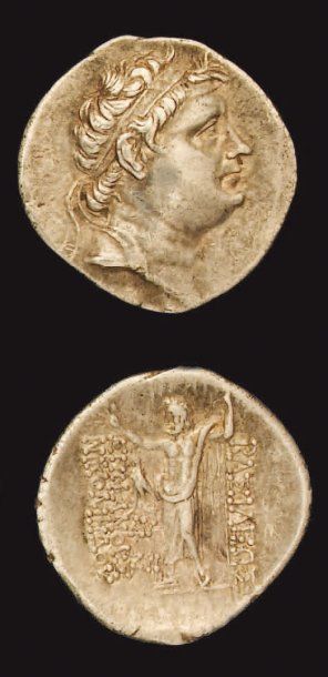 null BITHYNIE : Nicomède III (128-94 av. JC) : Tétradrachme, 15,84 gr. Sa tête diadémée...