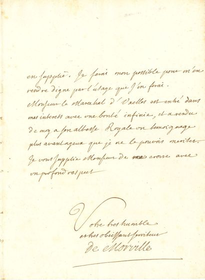 MORVILLE Claude-Jean-Baptiste FLEURIAU, comte...