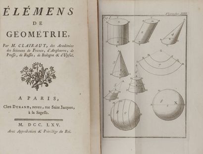 null CLAIRAUT Alexis Claude (1713-1765).

Élémens de géométrie (Paris, Durand neveu,...