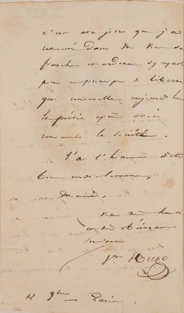 null HUGO Victor (1802-1885).

Hernani ou l'Honneur castillan (Paris, Mame et Delaunay-Vallée,...