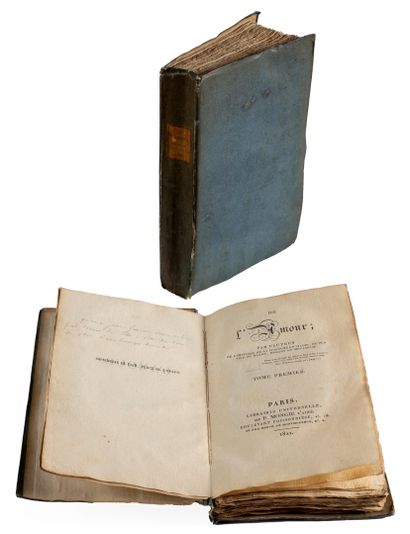 STENDHAL (1783-1842).

De L'Amour ; par l'auteur...