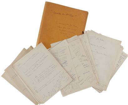 null COCTEAU Jean (1889-1963).

MANUSCRIT autograph signed "Jean Cocteau", La Corrida...