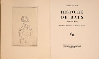 null BATAILLE Georges (1897 - 1962)

Histoire de rats (Journal de Dianus). Avec trois...