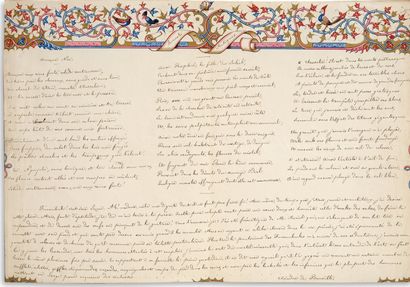 null BANVILLE Théodore de (1823-1891).

autograph manuscript signed "Théodore de...