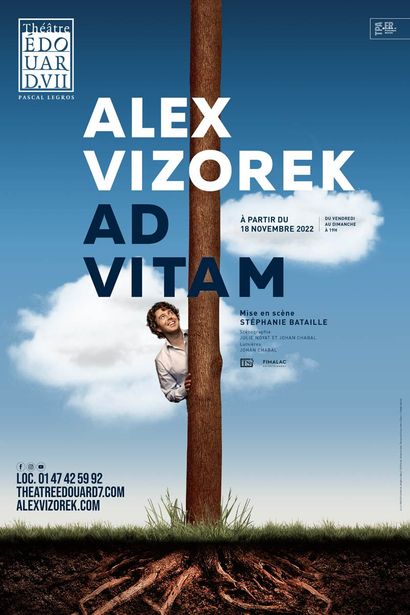 2 places carré or pour Alex Vizorek au Théâtre Édouard VII à 19H et rencontre après le spectacle