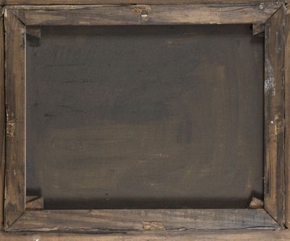 École du XXème siècle Still life.
Oil on canvas.
Bears an apocryphal signature "A.LOTHE",...
