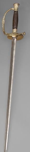 null Epée d'officier de la Garde Impériale, modèle 1860. Garde marquée «Delacour...