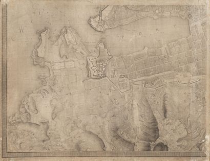 FLOQUET (Jean-André) Map of the course of the canal of Provence dedicated to Monsieur...