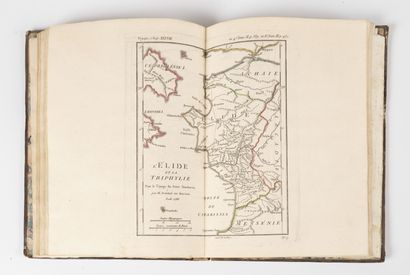 BARTHELEMY (L'abbé) Atlas du jeune Anacharsis en Grèce.
Paris, de Bure, 1788, in-4,...